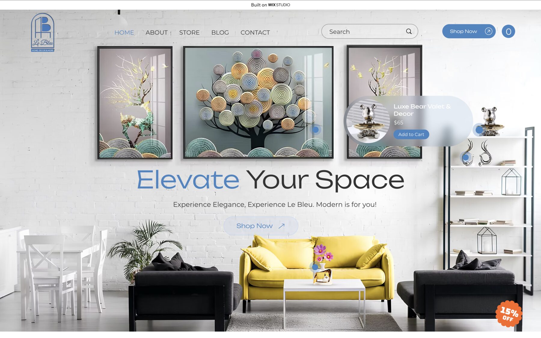 Le Bleu shop-the-look quick view